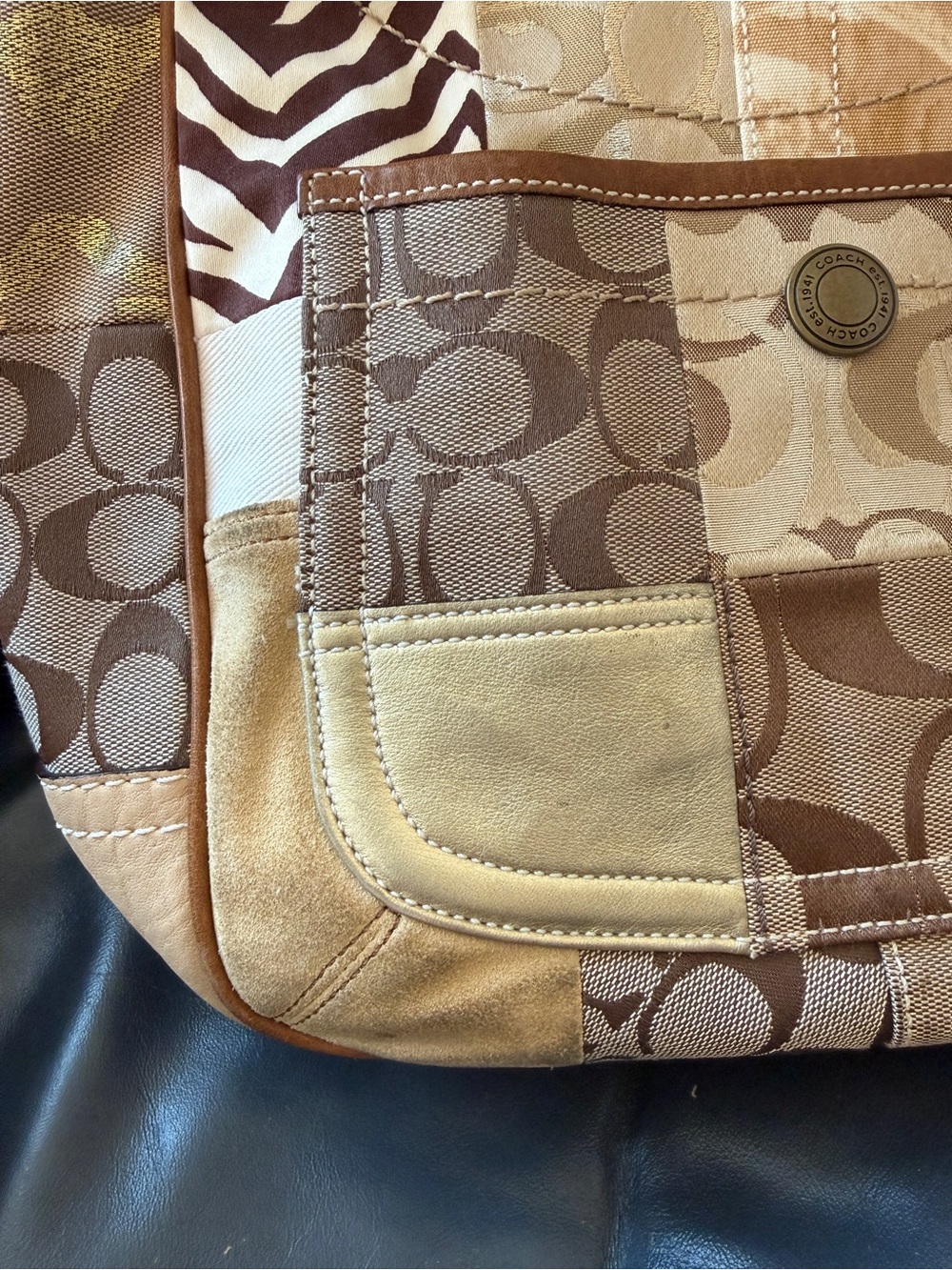 Coach Ergo Patchwork tote bag - Picture 5 of 11